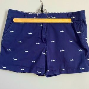 British Khaki Shark Shorts Size 8